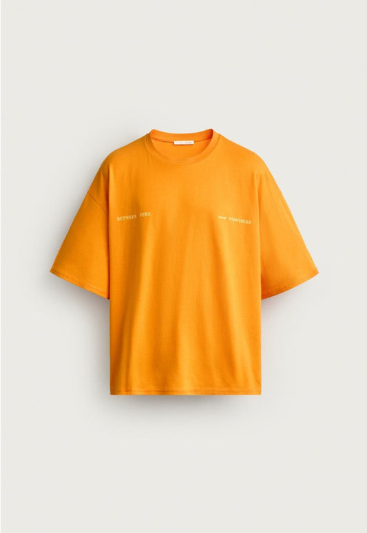 Orange Embroidery T-Shirt